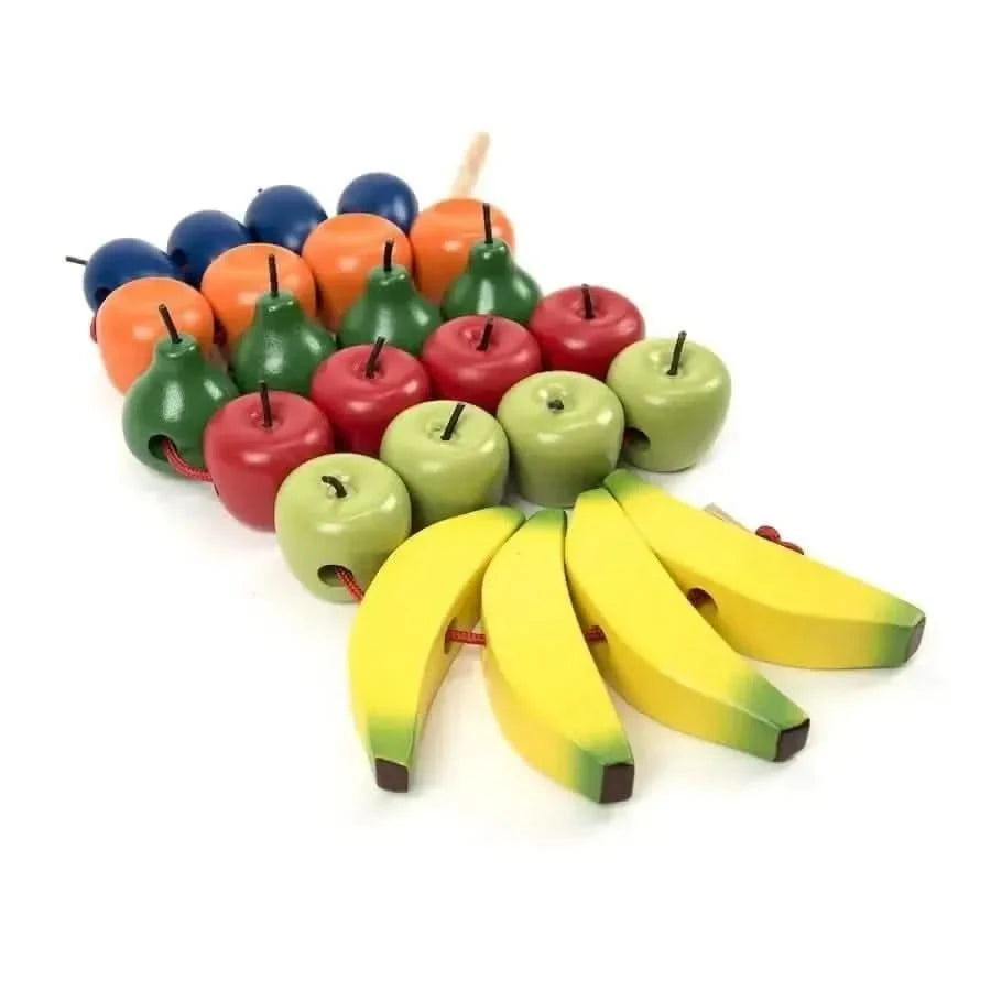Wooden Threading Fruits 24 Pack-Wooden Threading Fruits 24 Pack