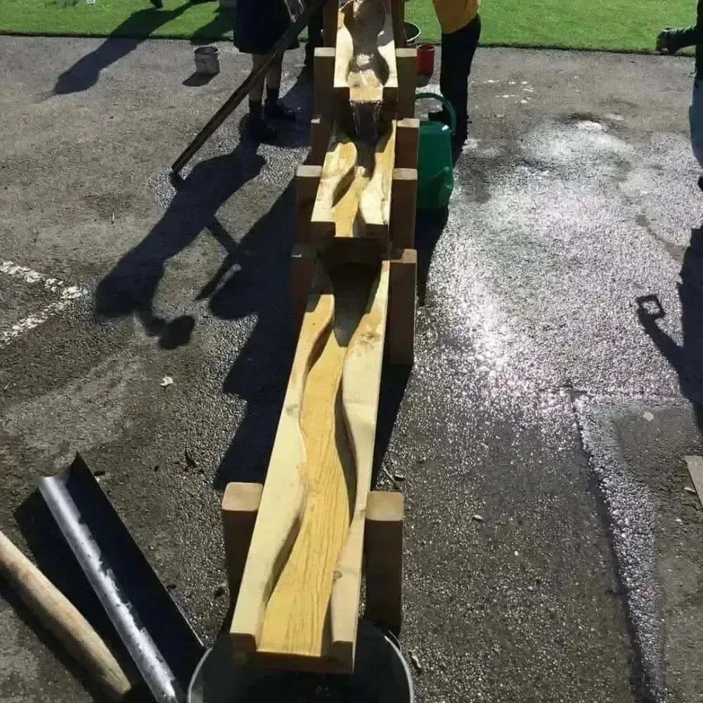 Wooden Water Channelling Chutes-Wooden Water Channelling Chutes