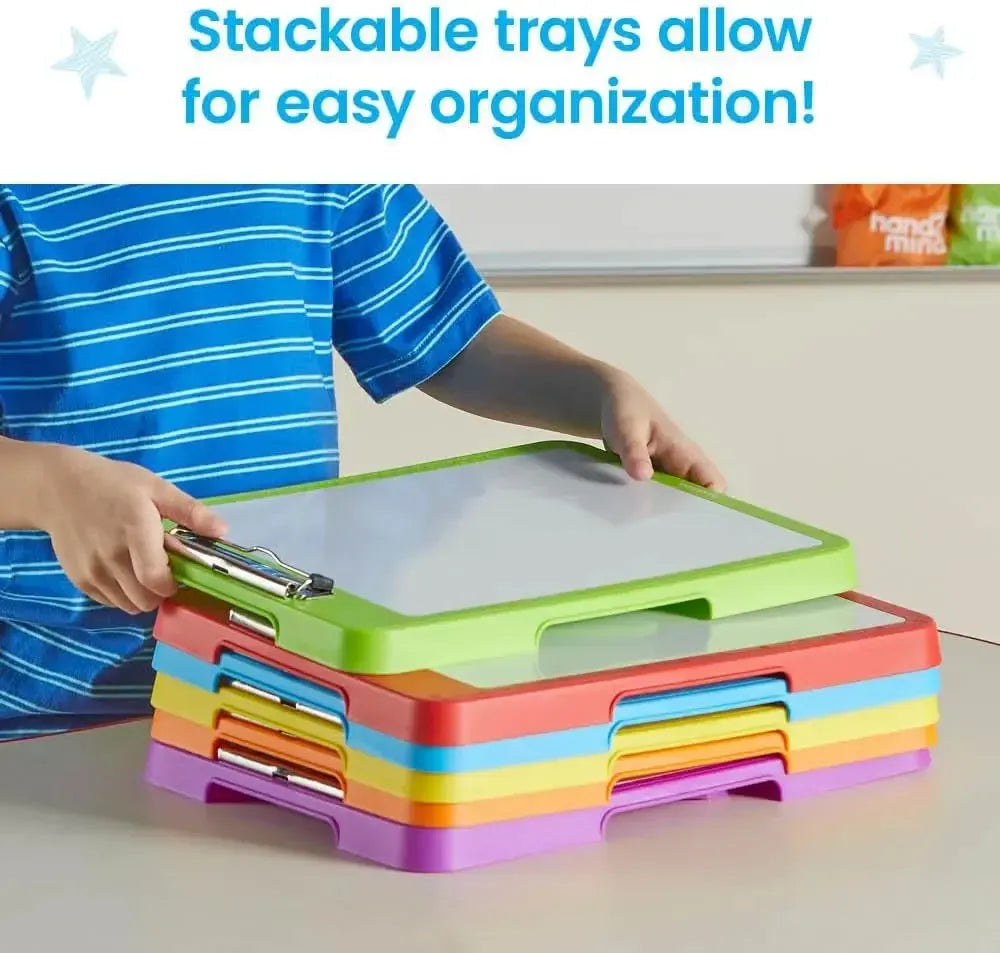 Writing Slant Boards Rainbow Set of 6-Writing Slant Boards Rainbow Set of 6