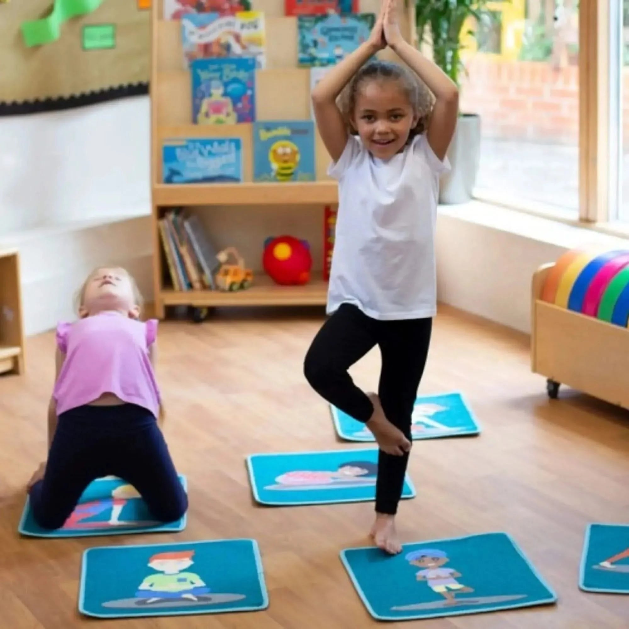 Yoga Position Indoor Outdoor Mini Placement Mats with Free Holdall-Yoga Position Indoor Outdoor Mini Placement Mats with Free Holdall