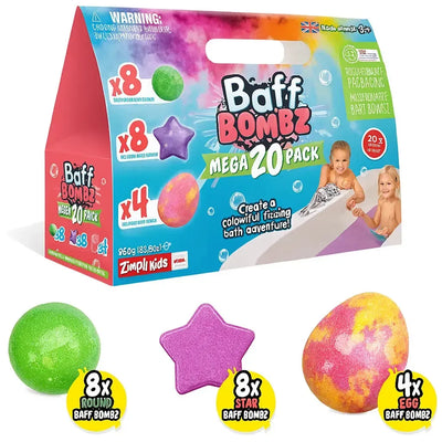 Zimpli Kids Baff Bombz Mega 20 Pack-Zimpli Kids Baff Bombz Mega 20 Pack