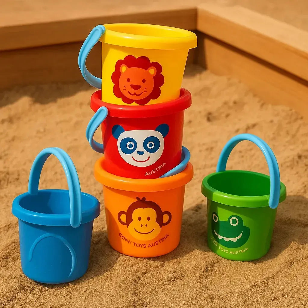 Zoo Animal Buckets-Zoo Animal Buckets