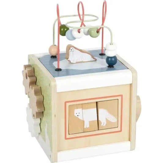Artic Motor Skills Cube wooden educational toy