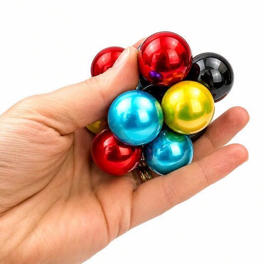 Atomic Fidget Ball Metallic sensory fidget toy