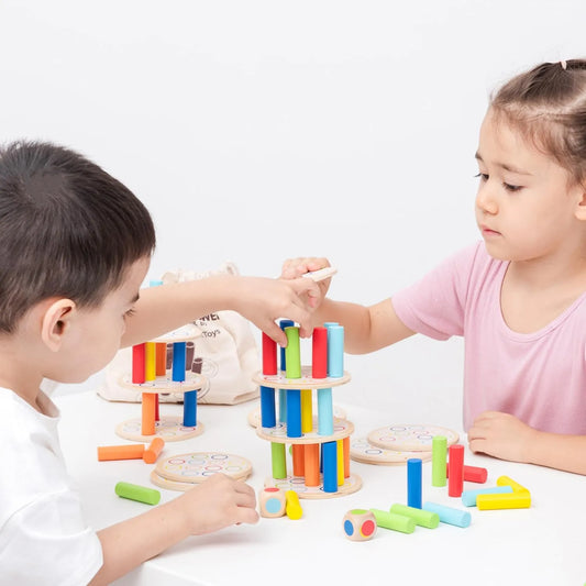 Balance Tower Game wooden educational toy