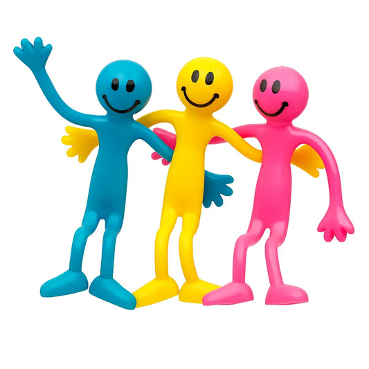 Bendy Smiley Man Extra Large sensory fidget toy