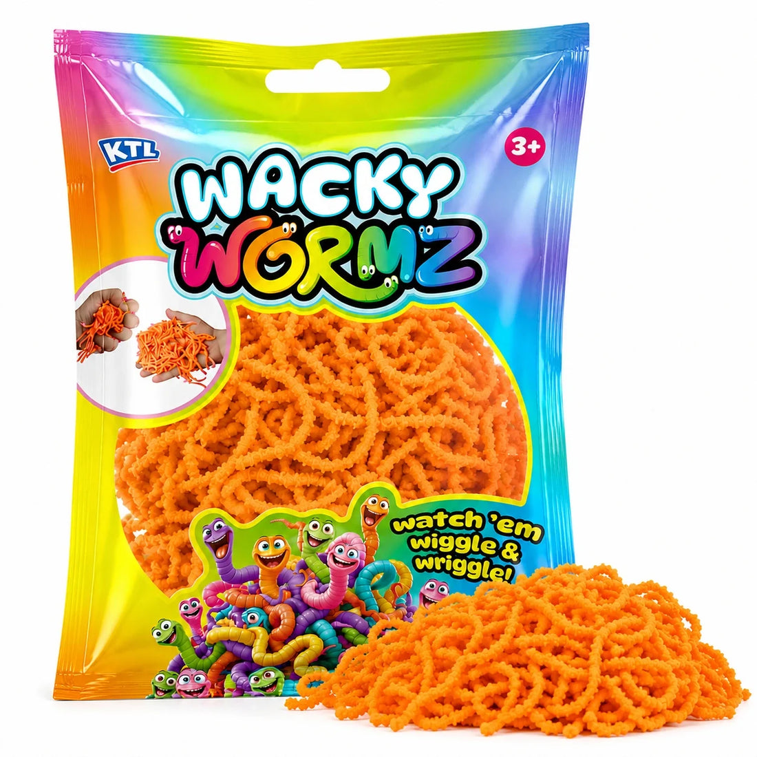 Moving Wormz Bag colourful sensory fidget toys