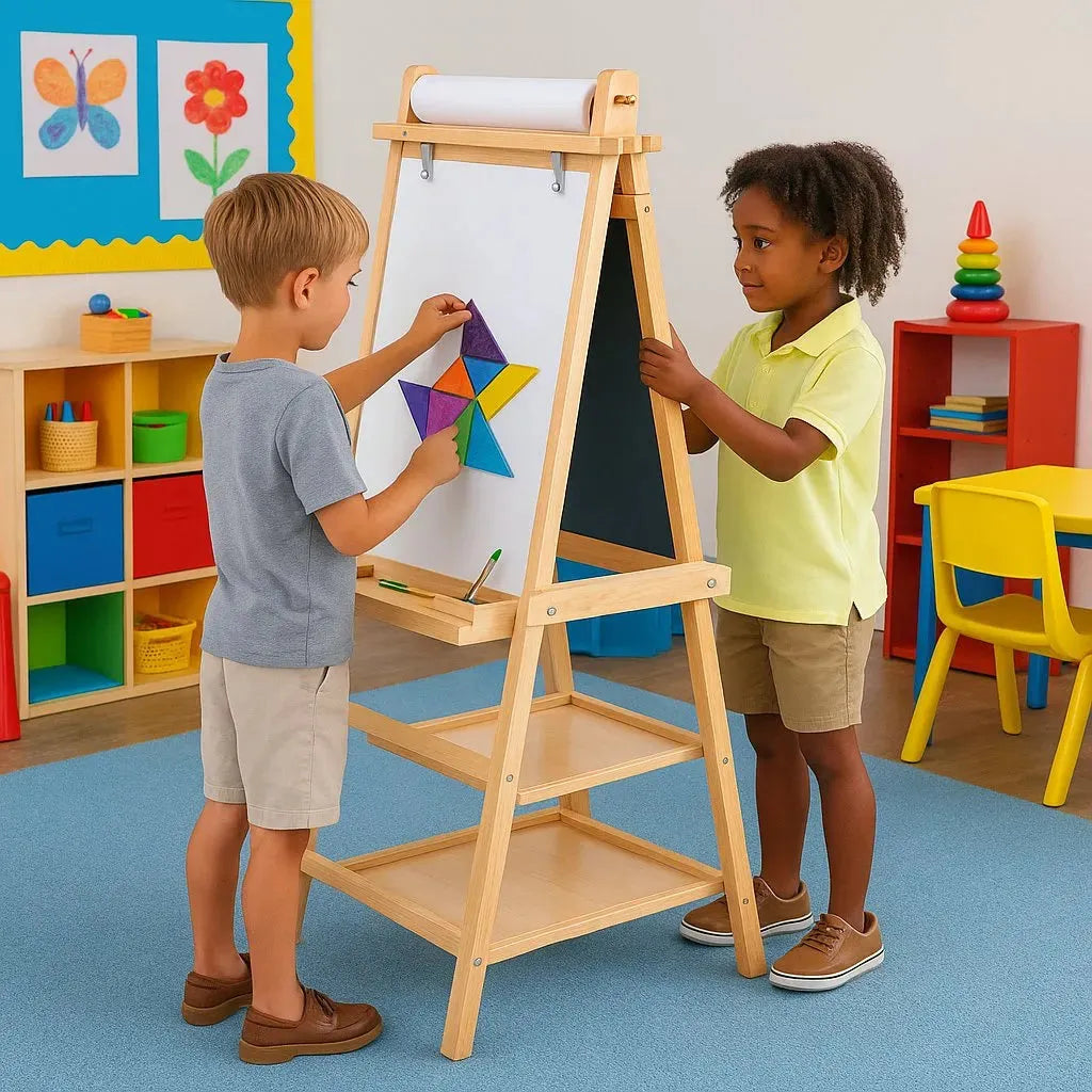 childrens easel,classroom easel,kids easel,art easel