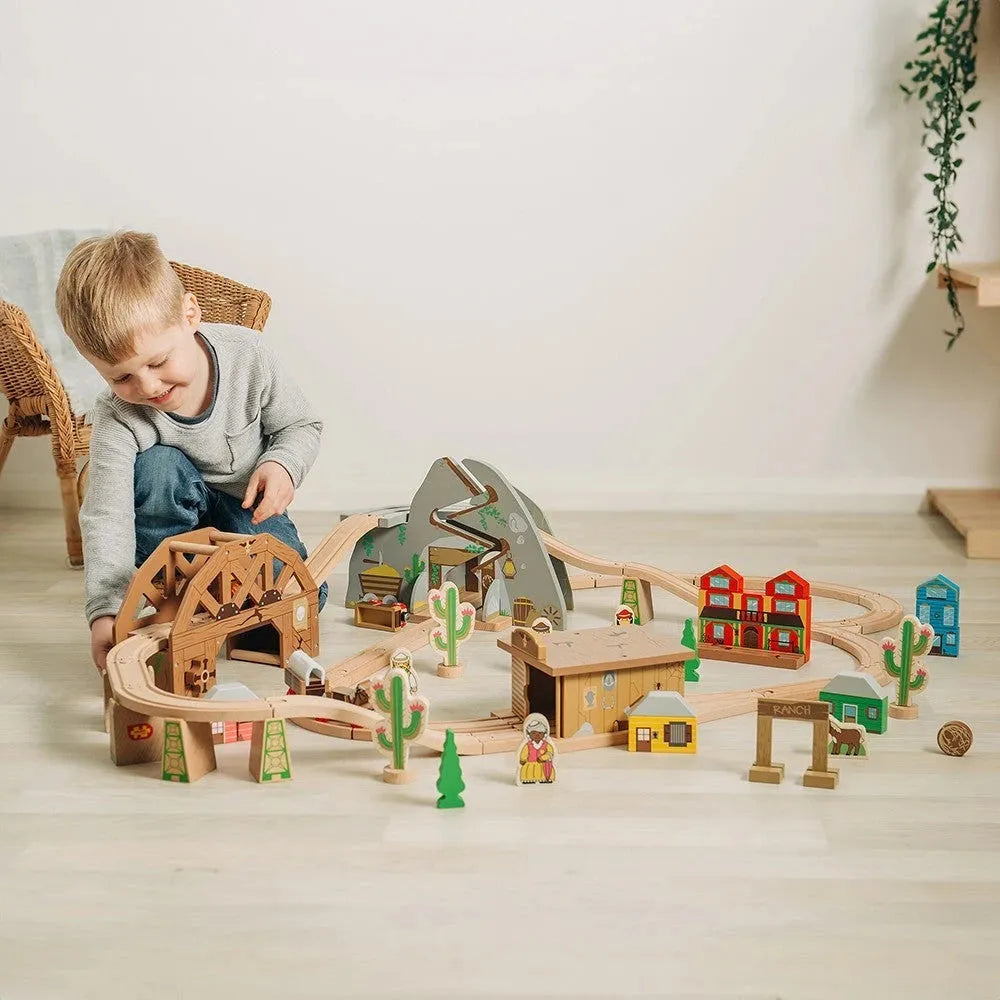 Wooden Train Sets - Wooden train sets