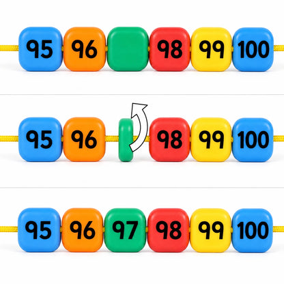 0-100 Lacing Number Beads-0-100 Lacing Number Beads