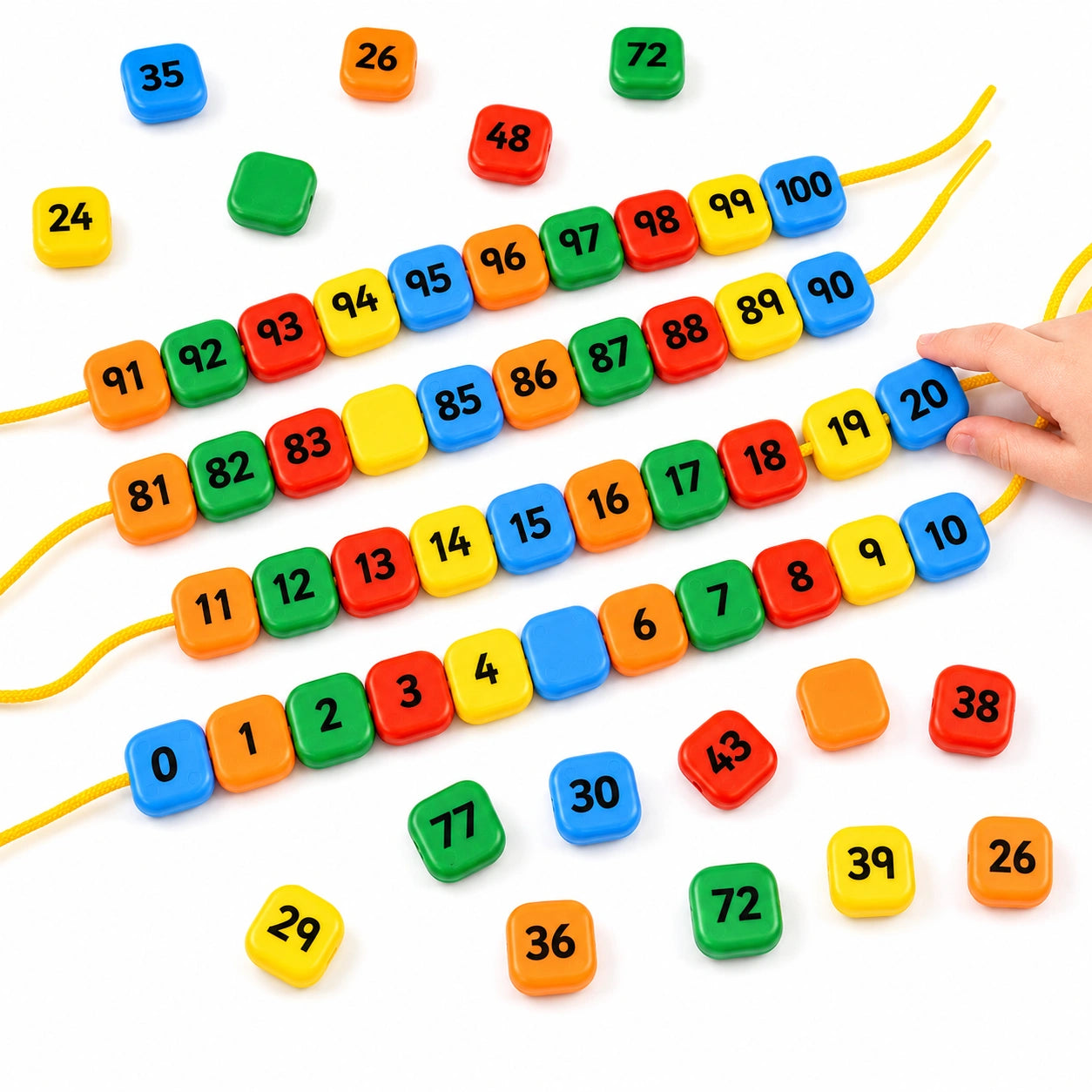 0-100 Lacing Number Beads-0-100 Lacing Number Beads