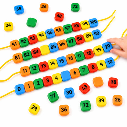 0-100 Lacing Number Beads-0-100 Lacing Number Beads