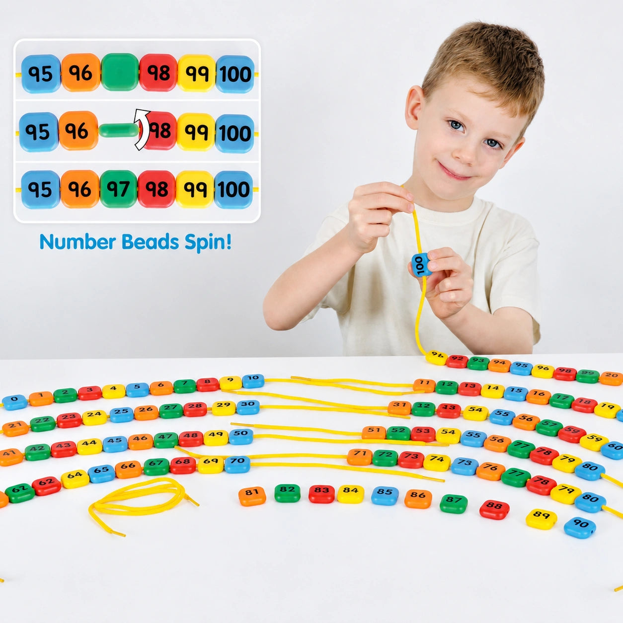 0-100 Lacing Number Beads-0-100 Lacing Number Beads