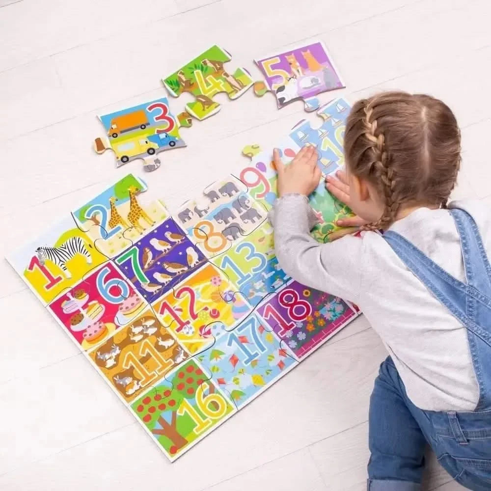 1-20 Floor Puzzle-1-20 Floor Puzzle