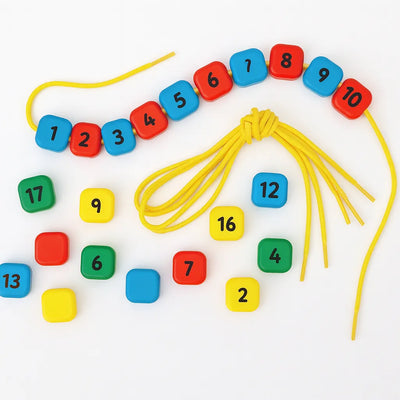 1-20 Lacing Number Beads-1-20 Lacing Number Beads