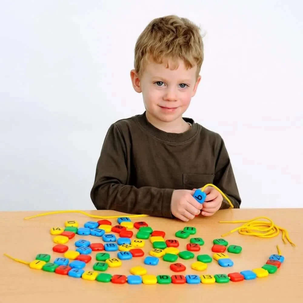 1-20 Lacing Number Beads-1-20 Lacing Number Beads