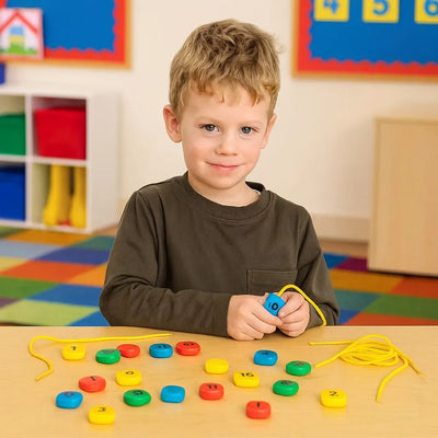 1-20 Lacing Number Beads-1-20 Lacing Number Beads