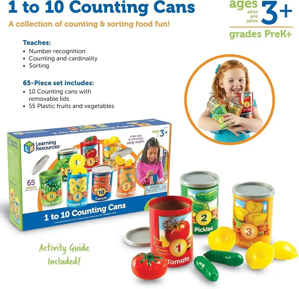 1 to 10 Counting Cans-1 to 10 Counting Cans