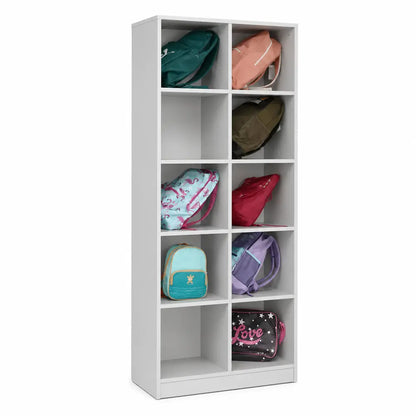 10 Bag Compartment Store In Grey-10 Bag Compartment Store In Grey