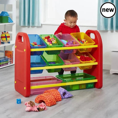 10 Bin Storage Organiser-10 Bin Storage Organiser