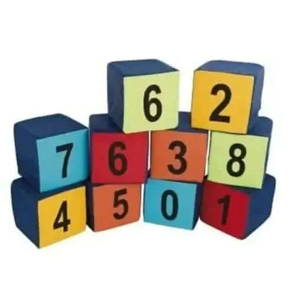 10 Pack Numbered Seating Cubes-10 Pack Numbered Seating Cubes