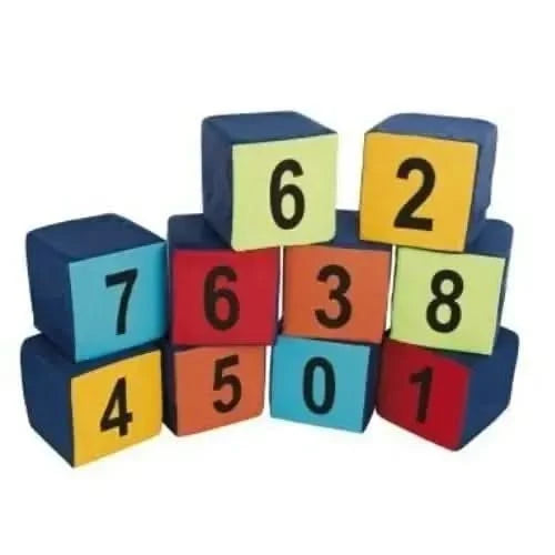 10 Pack Numbered Seating Cubes-10 Pack Numbered Seating Cubes