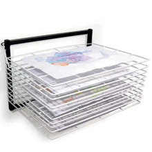 10 Shelf Wall Mounted Art Drying Rack-10 Shelf Wall Mounted Art Drying Rack