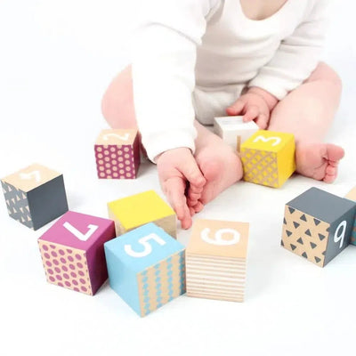 100% FSC Certified Wooden Number Blocks-100% FSC Certified Wooden Number Blocks