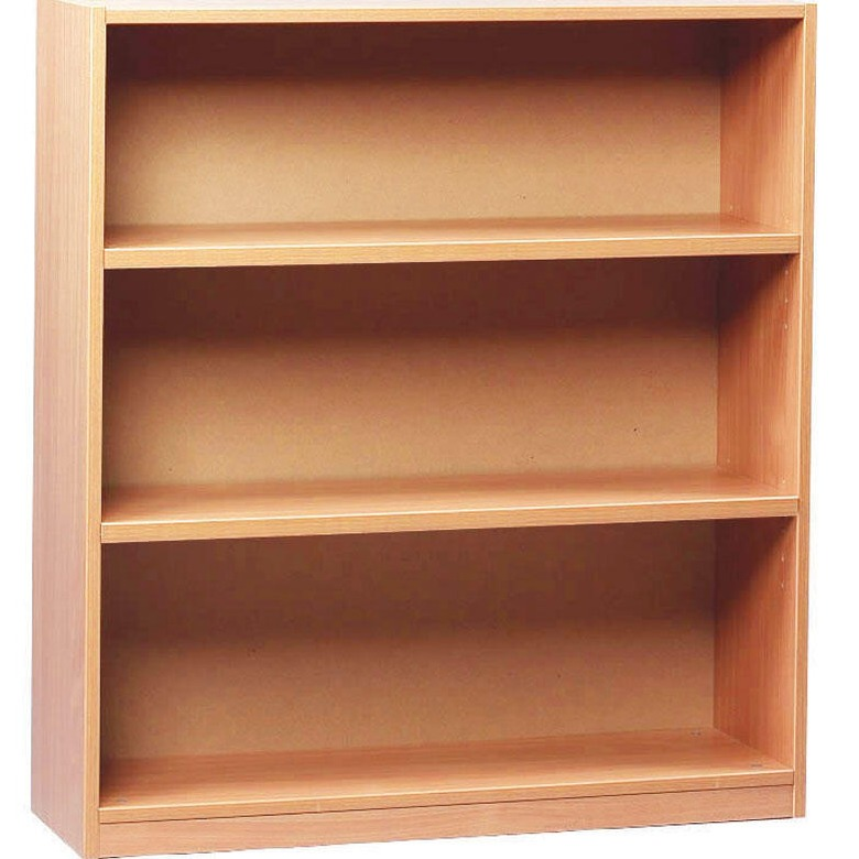 1000mm Bookcase with 2 Adjustable Shelves, The 1000mm Bookcase with 2 Adjustable Shelves from Monarch offers a highly functional storage solution for schools and offices. This well-designed bookcase aims to keep spaces tidy by offering plenty of room for books, stationery, and other essential items. 1000mm Bookcase with 2 Adjustable Shelves Features: Material: The bookcase is constructed from 18mm MFC for the carcass and the shelves are made from a thicker 25mm MFC, ensuring durability and extra strength. A