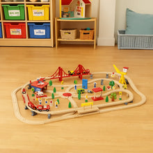 133-Piece Wooden Train Set-133-Piece Wooden Train Set