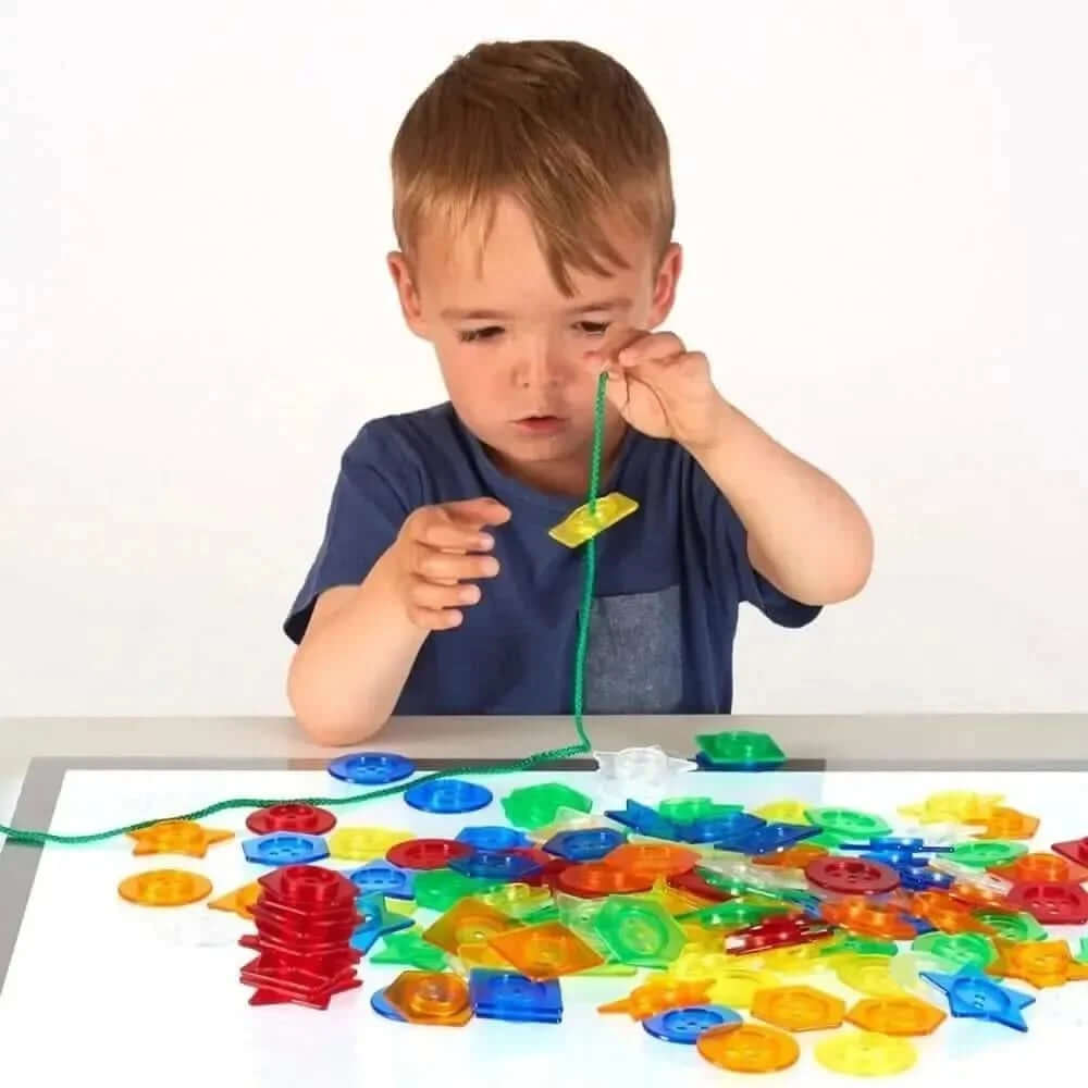 144 piece Translucent Stackable Buttons-144 piece Translucent Stackable Buttons