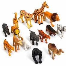 15 Piece Animal Tub - Wild Animals-15 Piece Animal Tub - Wild Animals