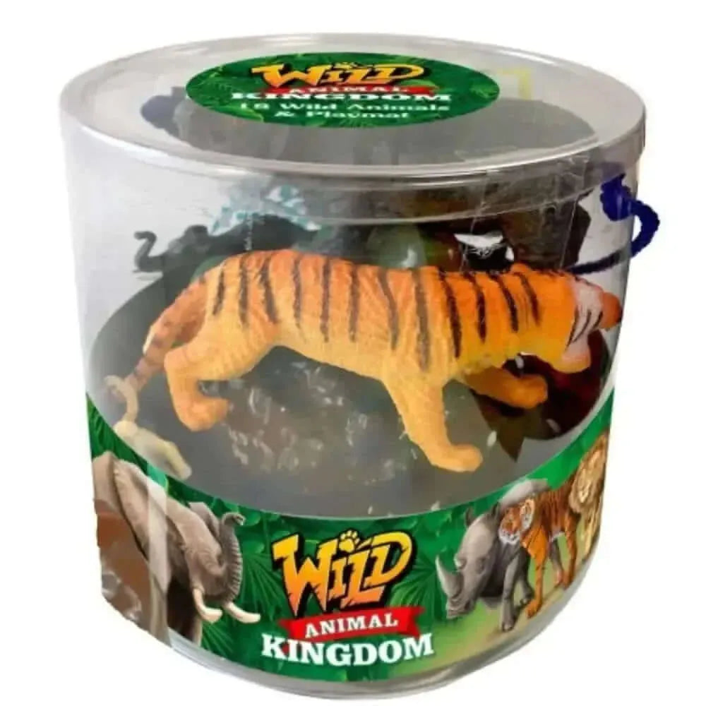 15 Piece Animal Tub - Wild Animals-15 Piece Animal Tub - Wild Animals