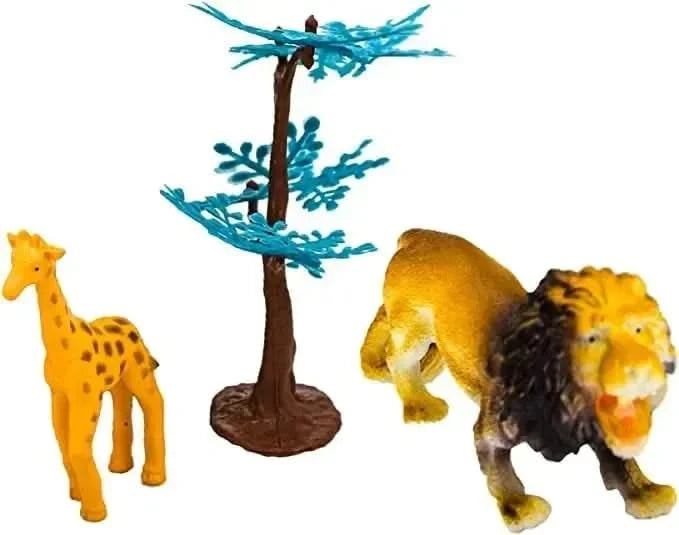 15 Piece Animal Tub - Wild Animals-15 Piece Animal Tub - Wild Animals