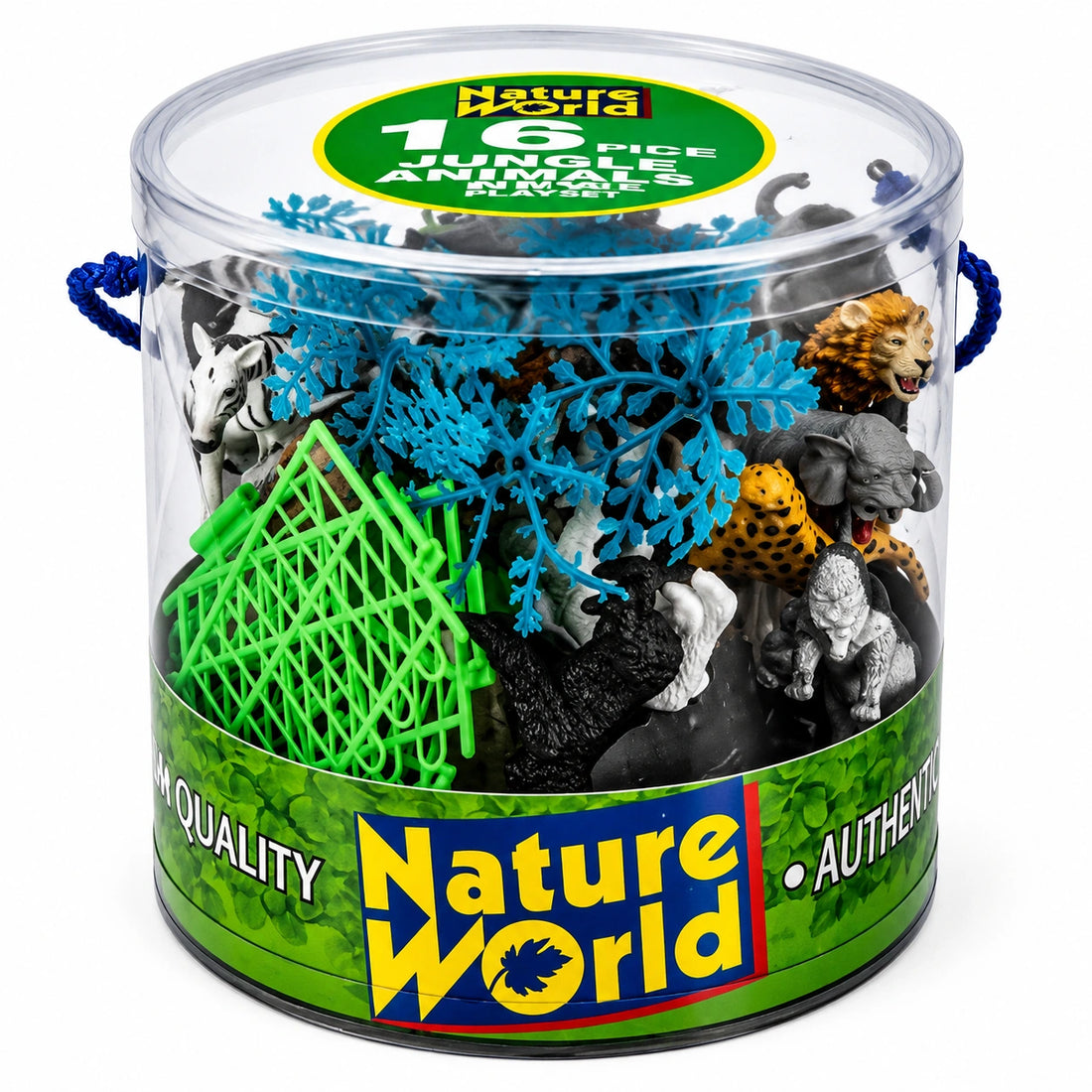 15 Piece Animal Tub - Wild Animals-15 Piece Animal Tub - Wild Animals