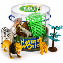 15 Piece Animal Tub - Wild Animals-15 Piece Animal Tub - Wild Animals
