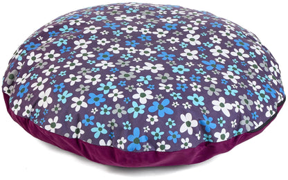 Large Floor Cushion Plum Flowers