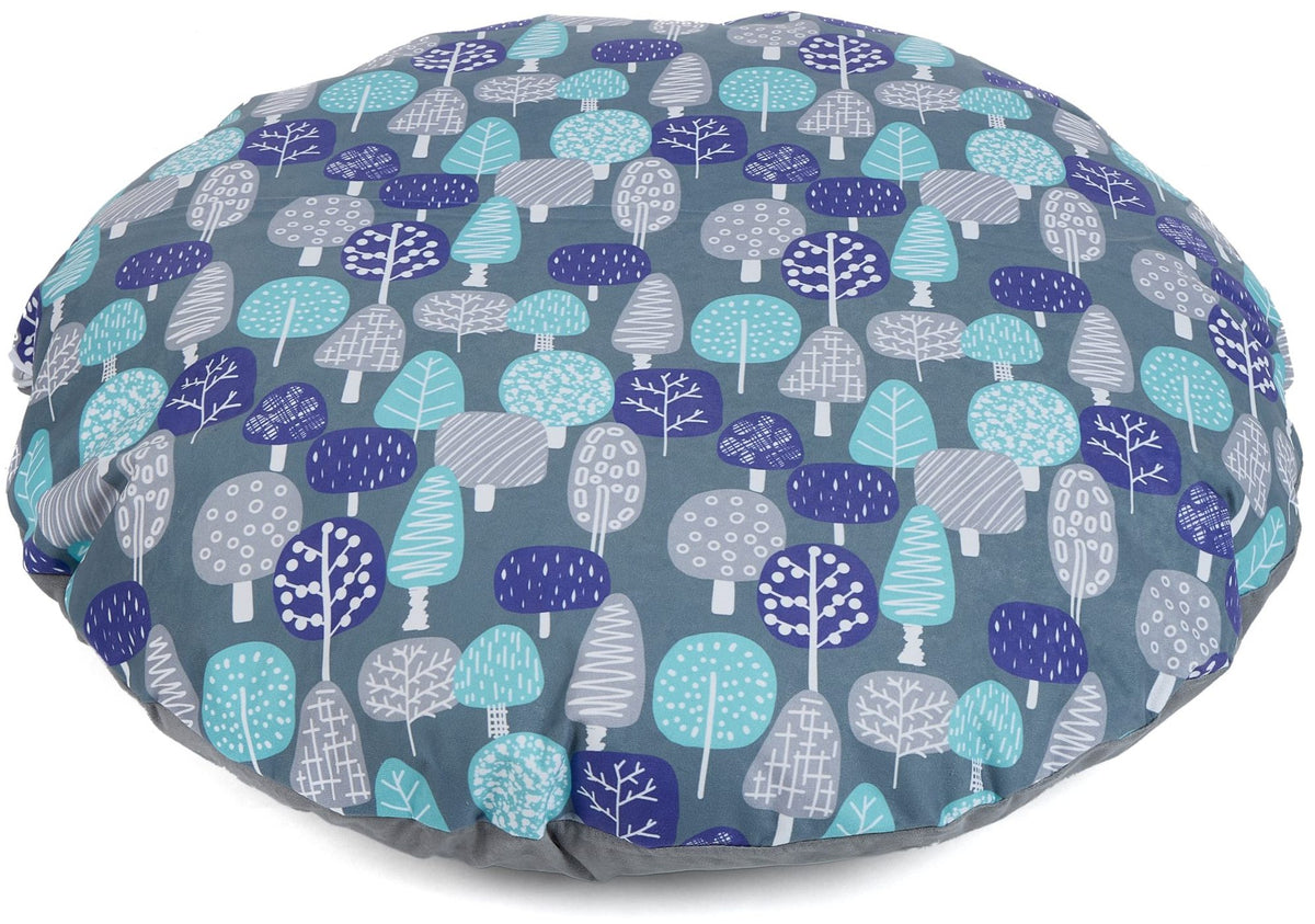 Large Floor Cushion Grey Trees