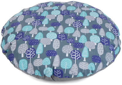 Large Floor Cushion Grey Trees