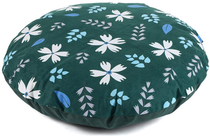 Large Floor Cushion Forest Leaves
