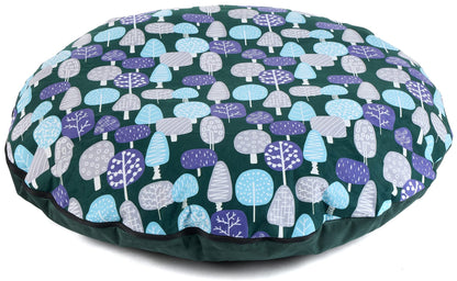 Large Floor Cushion Forest Trees