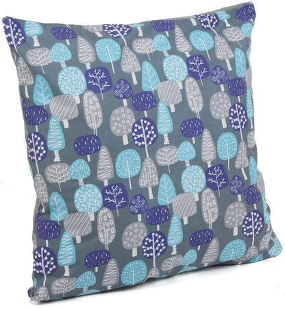 Grey Trees Square Floor Cushion