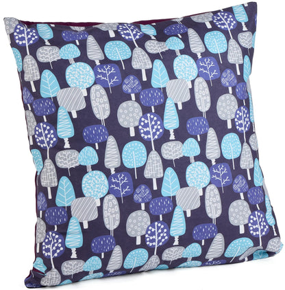 Plum Trees Square Floor Cushion