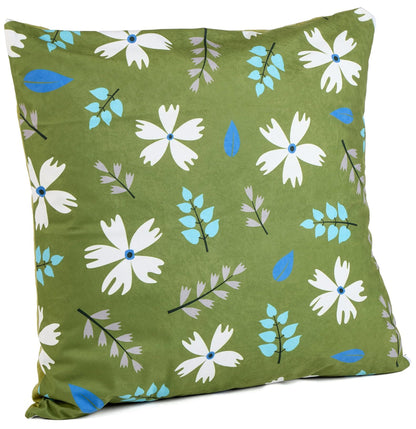 Olive Leaves Square Floor Cushion