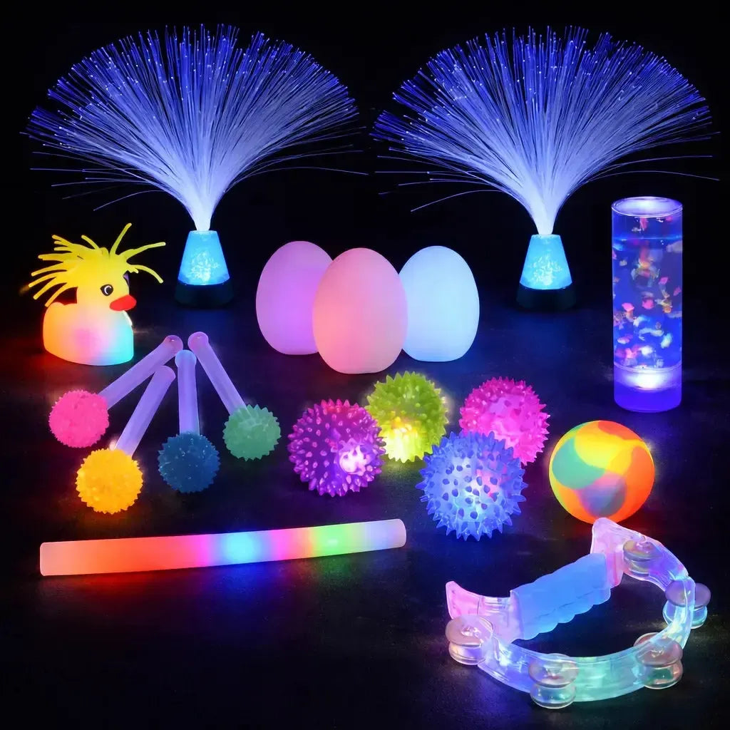 18 Piece Sensory Lighting Kit,special needs toys,18 Piece Sensory ...