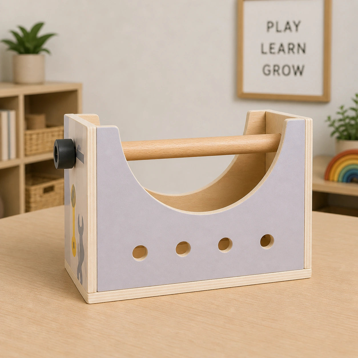 2-in-1 Toy Toolbox-2-in-1 Toy Toolbox