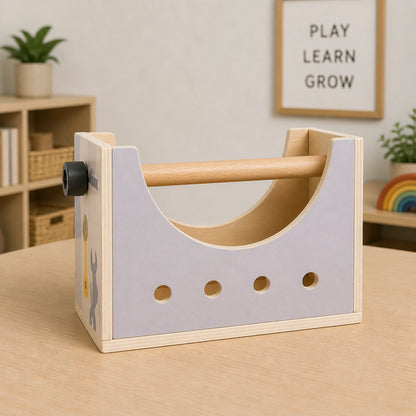 2-in-1 Toy Toolbox-2-in-1 Toy Toolbox