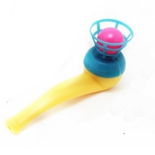 2 Pack Magic Ball Blowing Pipe, Blow on this magic ball blowing pipe and watch what happens to the ball! Blow hard and watch it fly up in the air - maybe you can catch it! Blow softly and steadily and try to make it hover above the net. This magic ball blowing pipe provides a great opportunity to practise and develop good breathing and respiration skills that are key for learning, concentrating and paying attention. Using respiration toys and doing breathing activities is very relaxing and promotes calmness