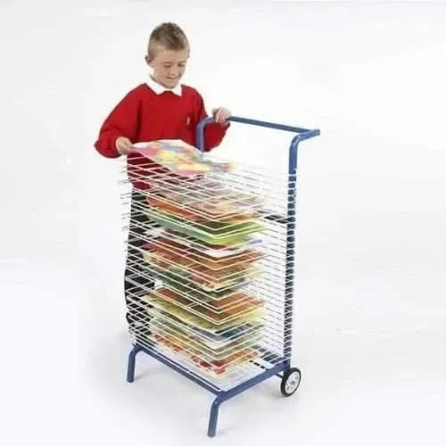 20 Shelf Mobile Drying Rack-20 Shelf Mobile Drying Rack