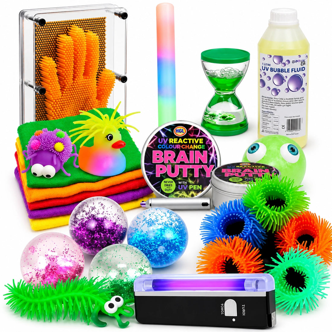 24 Piece Uv sensory hamper kit